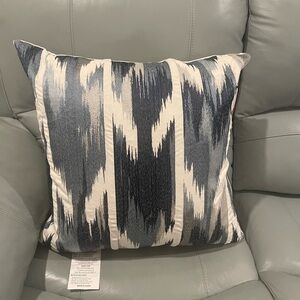 Callisto Navy and Cream Accent Pillow